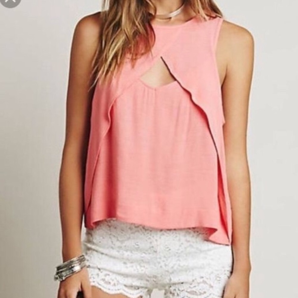 EUC Free people peephole top